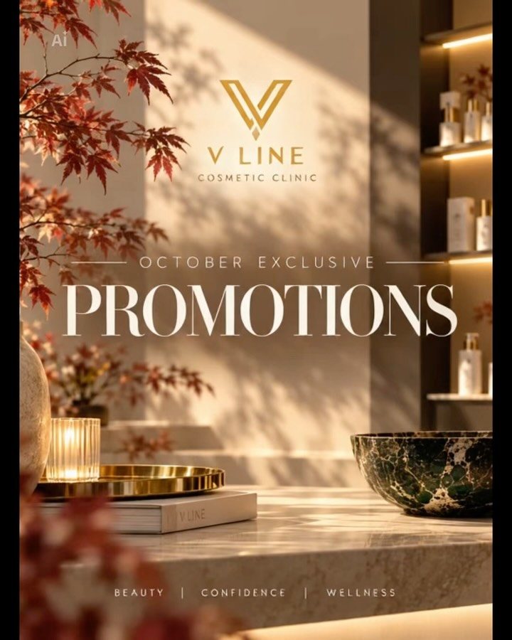 October has arrived at V Line 🍂✨ A new month of exclusive treatments, elevated self-care, and that fresh seasonal glow. From skin re...