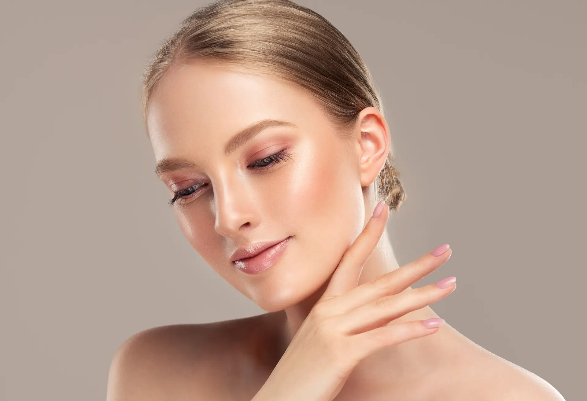 Woman with black hair